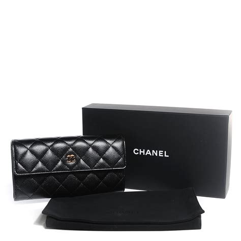 chanel boy flap wallet caviar|CHANEL Caviar Quilted Large Boy Gusset Flap Wallet Black .